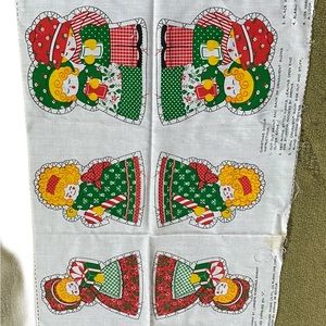 VINTAGE Christmas fabric